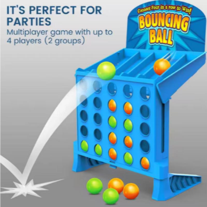 Kids Party Games - Bouncing Linking Shots Board Game, Connect