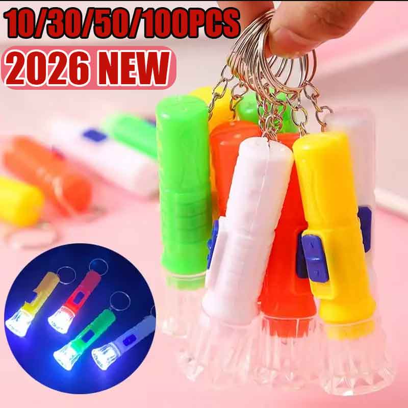 Kids Party Games - 10/30/50/100PCS Mini Children LED Flashlight Lamp