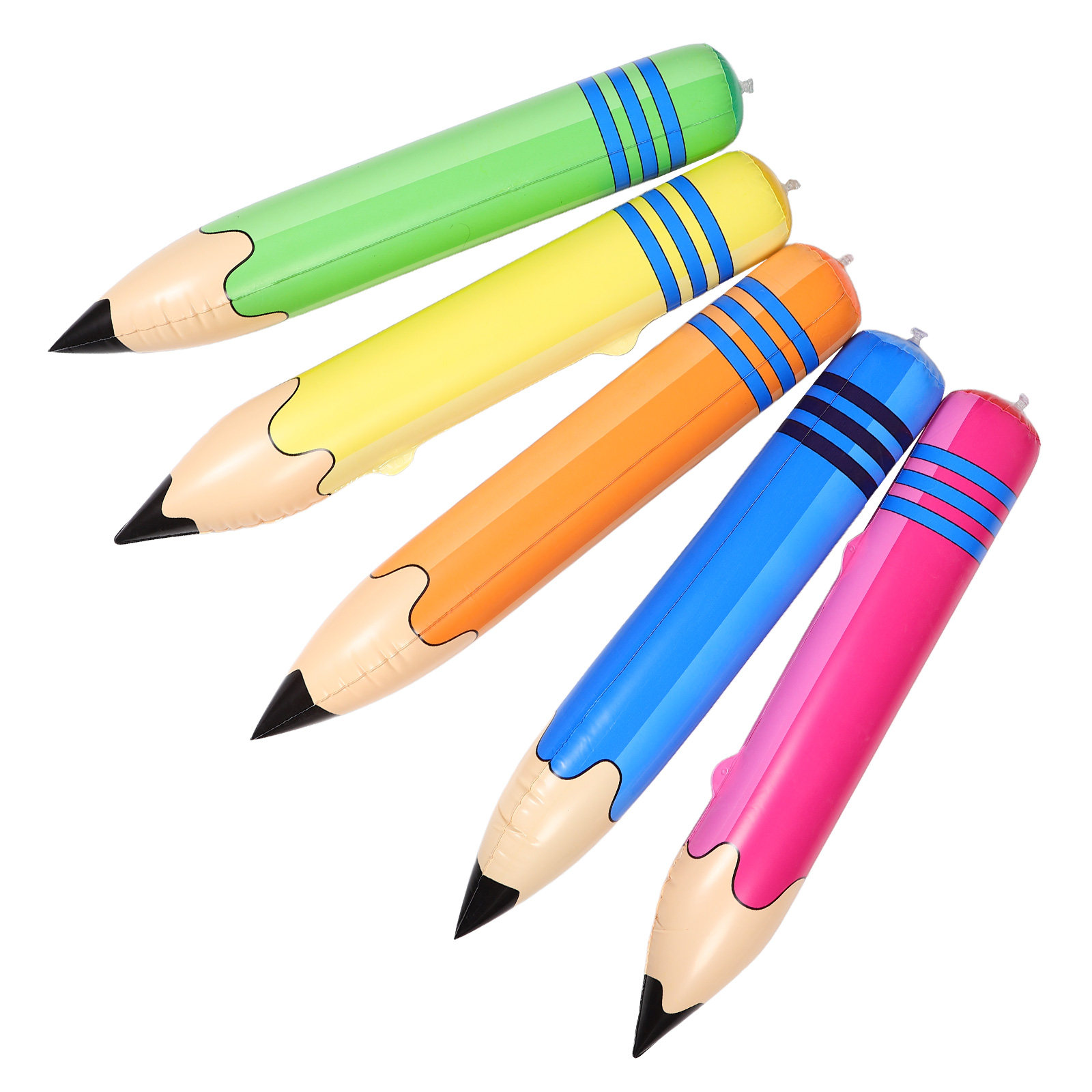 Party Games School - Giant Inflatable Pencil 5 Piece Set