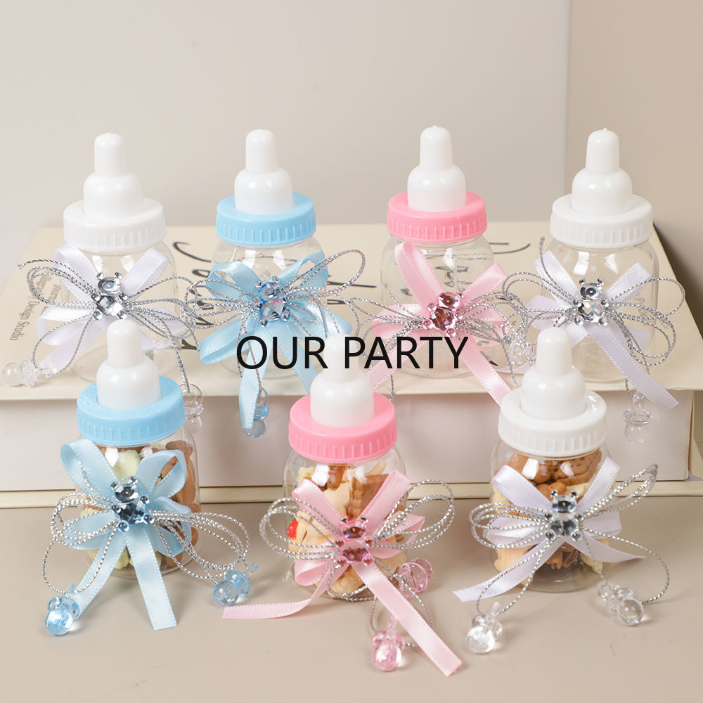 6/12Pcs Plastic Feeding Bottle - Party Games Baby Shower review and price