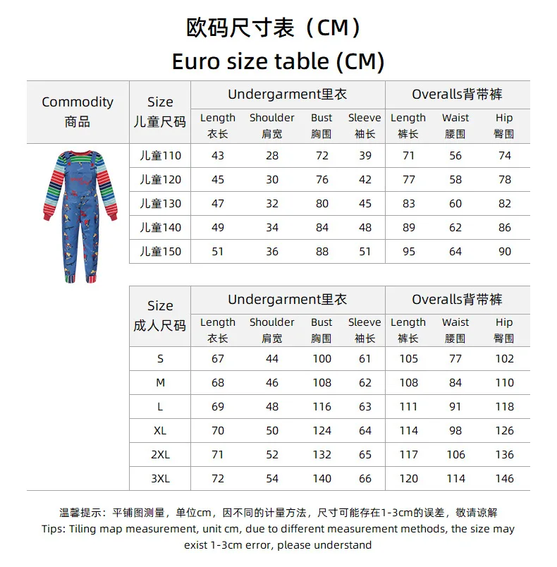 2025 Chucky Cosplay Costume Sh - Kids Party Games review and price