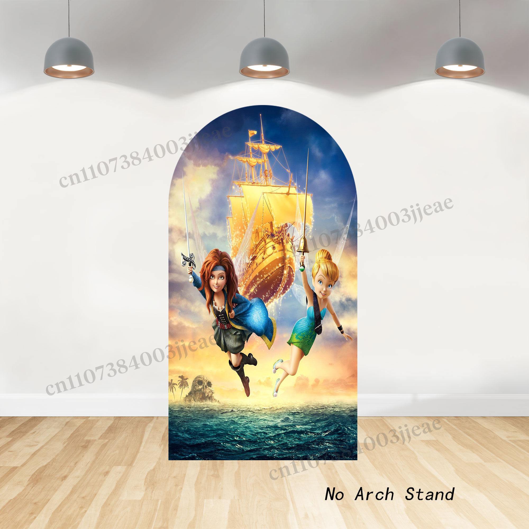 Tinkerbell Arch Photo Backdrop - Party Games Baby Shower review and price