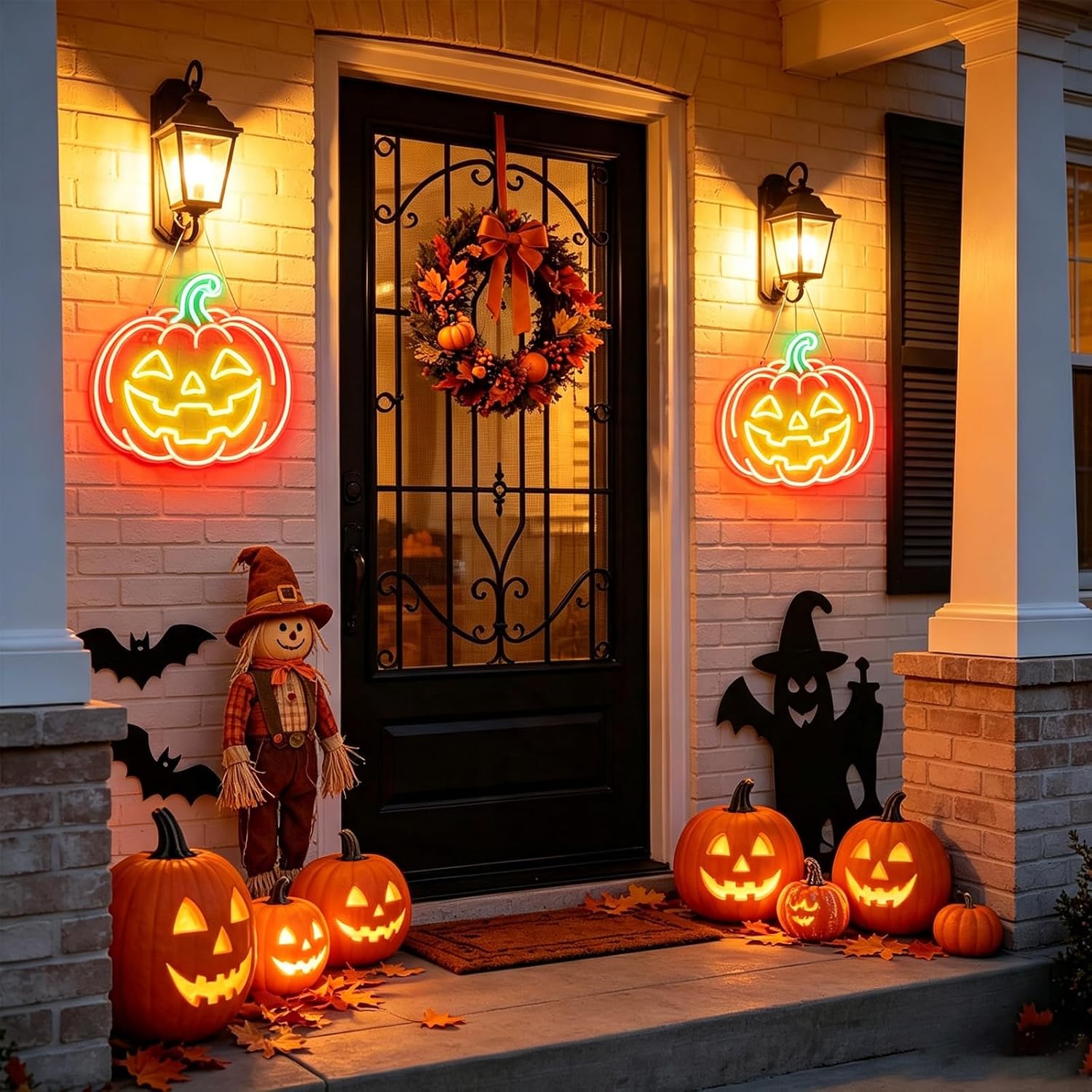 Pumpkin Jack O Lantern Neon Si - Party Games Jack review and price