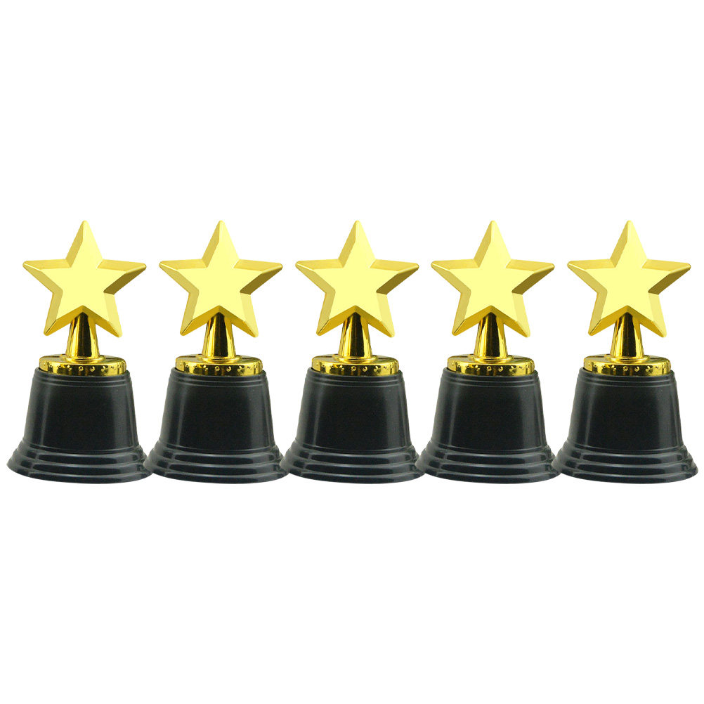 5Pcs Kids Star Trophy Plastic  - Kids Party Games review and price