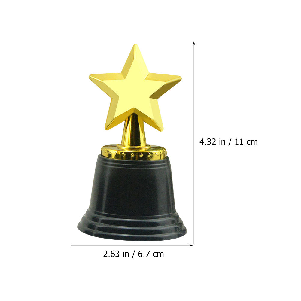 5Pcs Kids Star Trophy Plastic  - Kids Party Games review and price