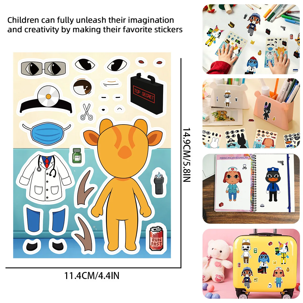 8Pcs/Set Animal Hospital Puzzl - Kids Party Games review and price