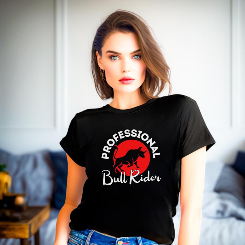 Professional Bull Rider T Shir - Party Family Games review and price