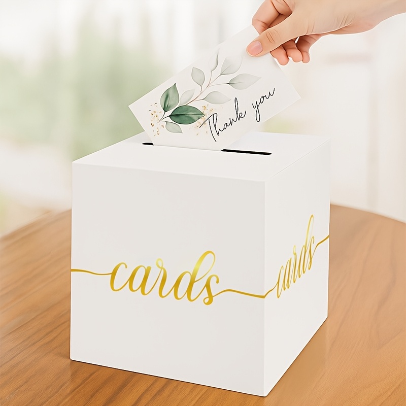 4pcs White Wedding Card with G - Party Games Baby Shower review and price