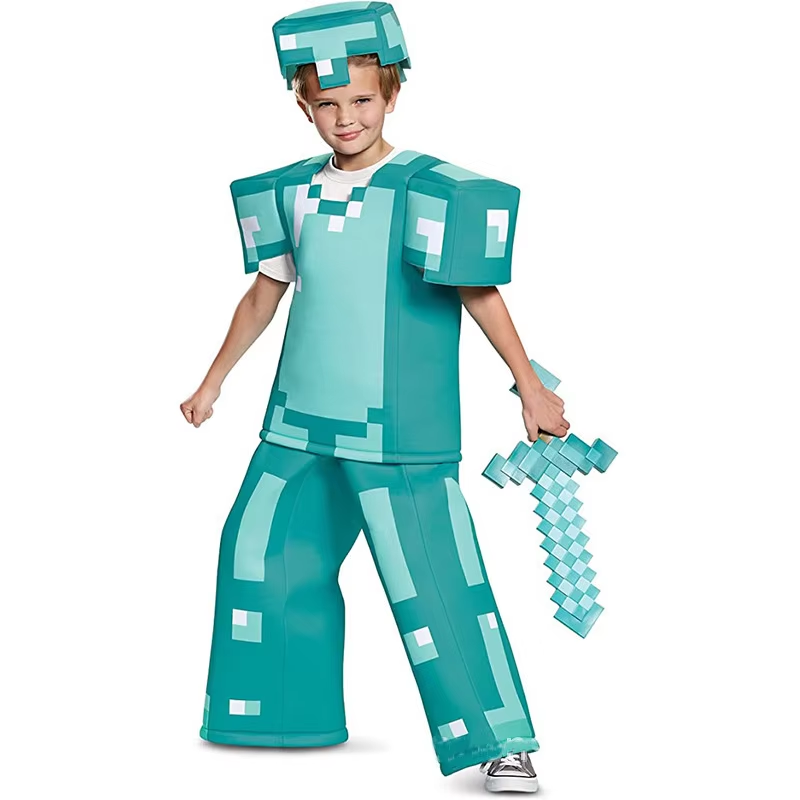 NEW Kids Cosplay Diamond Armor - Kids Party Games review and price